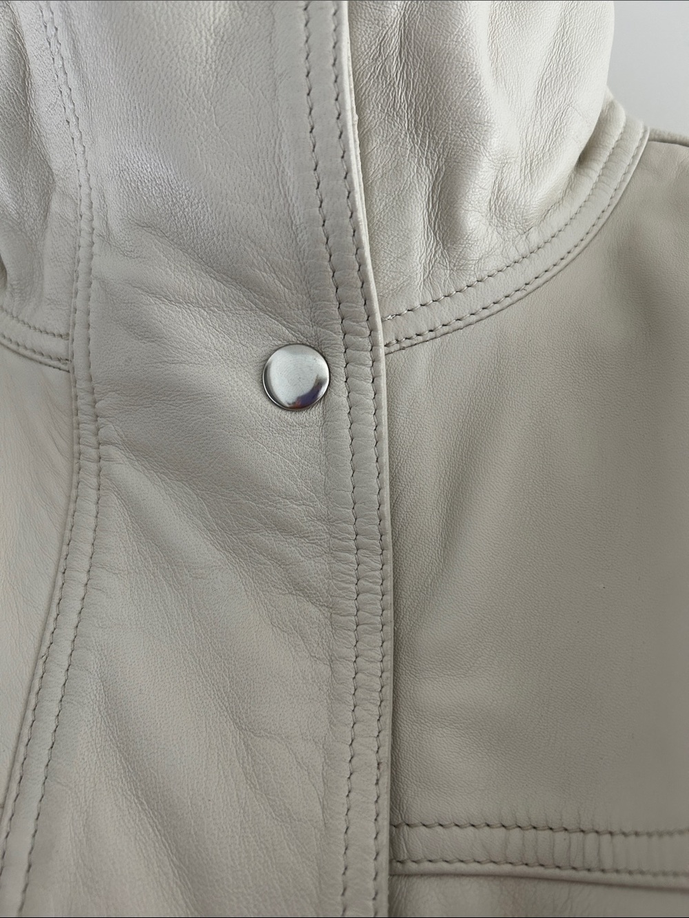 Róhe funnel neck leather jacket - Picture 2 of 8